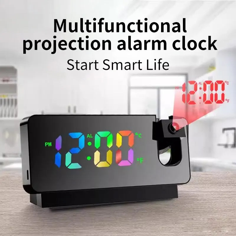 Rotating Projection Alarm Clock