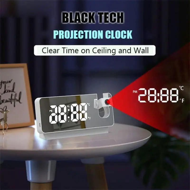 Rotating Projection Alarm Clock