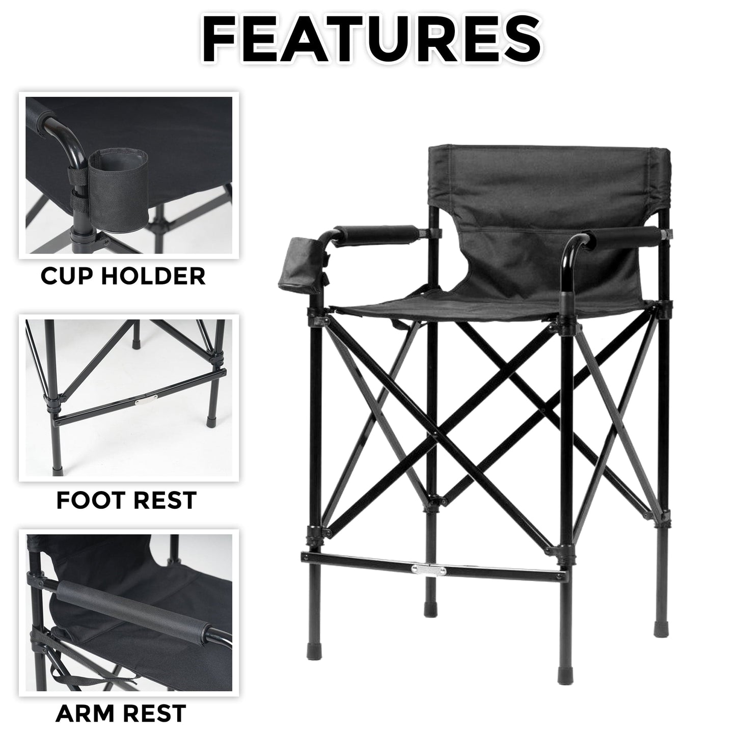 The PRO Makeup Chair Portable & Lightweight