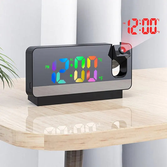 Rotating Projection Alarm Clock