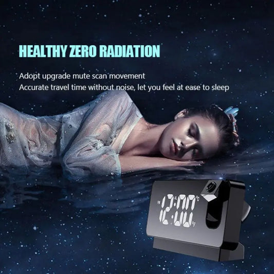 Rotating Projection Alarm Clock